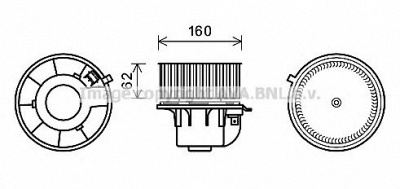 AVA QUALITY COOLING fd8499 -  Электродвигатель, вентиляция салона
